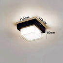 Luminaire Exterieur Plafonnier - Blanc froid (6000–6500K) / 110 × 110 × 80 mm (6W) - plafonnier