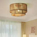 Luminaire Plafonnier Rotin - plafonnier