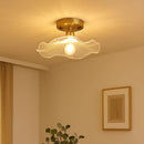 Plafonnier Ancien Verre Vintage - 280mm - plafonnier