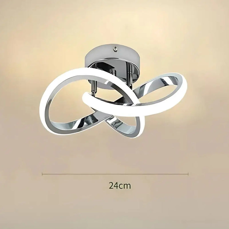 Plafonnier Argenté - Tricolore - plafonnier