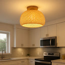 Plafonnier Bambou Chambre - plafonnier