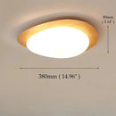 Plafonnier Bois Clair Salon - 380mm / Tricolore - plafonnier