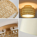 Plafonnier Bois et Corde - plafonnier