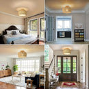 Plafonnier Bois et Corde - plafonnier