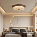 Plafonnier Bois et Verre - plafonnier