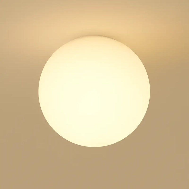 Plafonnier Boule Blanche - plafonnier