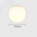 Plafonnier Boule Blanche - D 14cm - plafonnier
