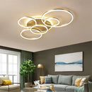 Plafonnier Cercle LED Doré - plafonnier