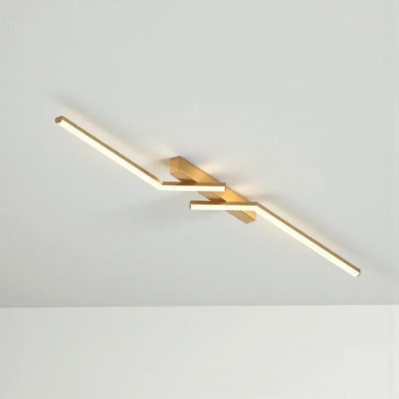 Plafonnier Design Doré - plafonnier