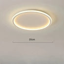 Plafonnier Design Moderne Blanc - Lumière Chaude (sans télécommande) / 20CM - plafonnier