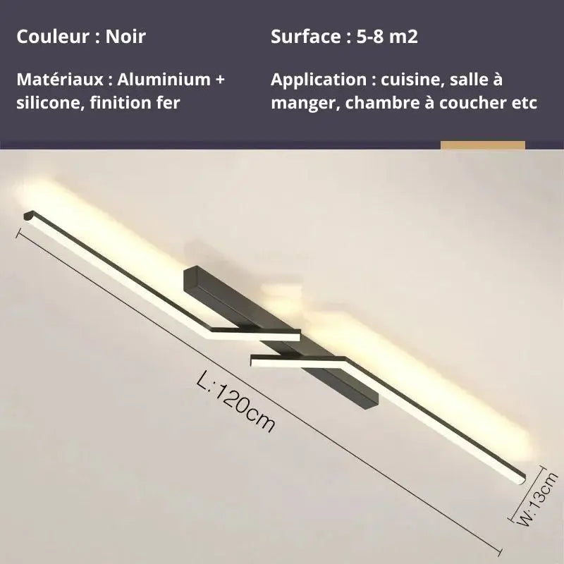 Plafonnier Design Noir - plafonnier