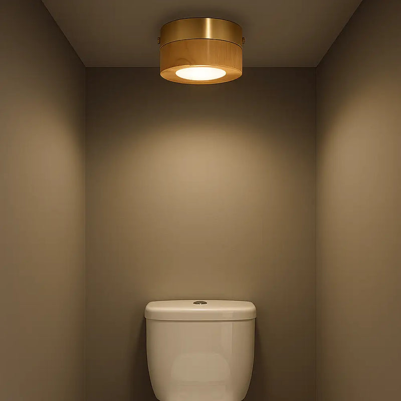 Plafonnier en Bois Led - plafonnier