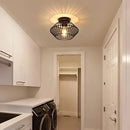 Plafonnier Industriel Noir - plafonnier