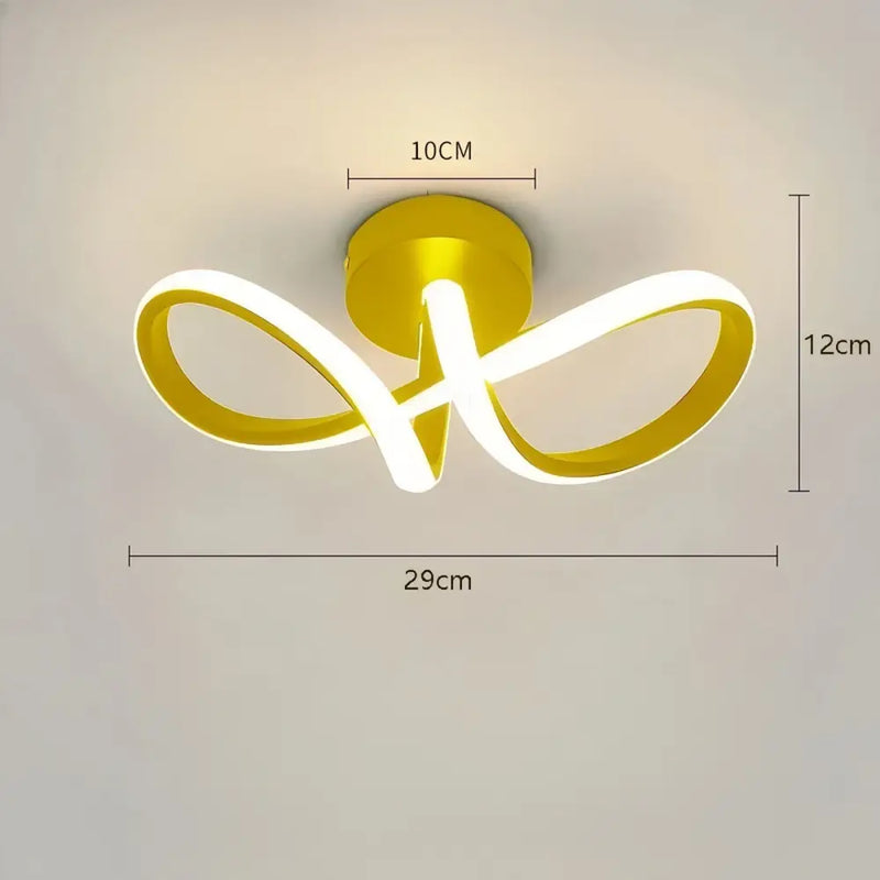 Plafonnier Led Doré - plafonnier