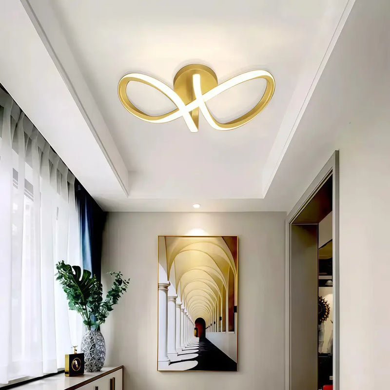 Plafonnier Led Doré - plafonnier