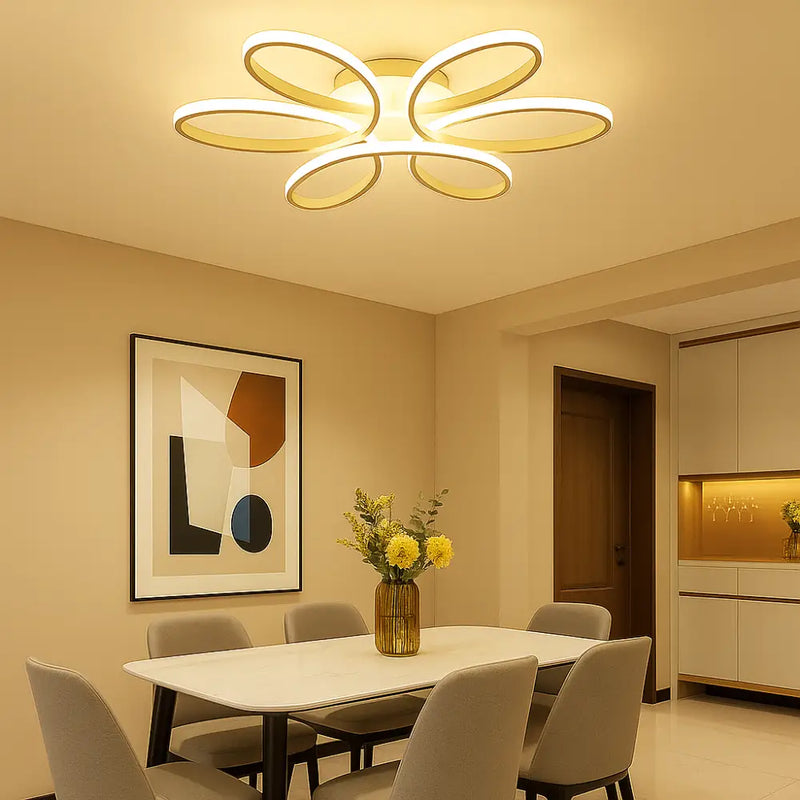 Plafonnier Led en Forme de Fleur - plafonnier