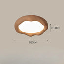 Plafonnier Led Nordique - Ø 50 cm × H 12 cm / Tricolore - plafonnier