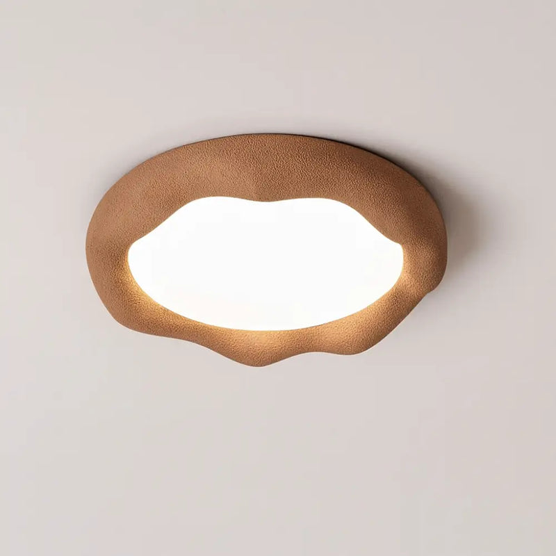 Plafonnier Led Nordique - Ø 50 cm × H 12 cm / Tricolore - plafonnier