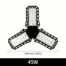 Plafonnier Led pour Garage - 45W / Blanc chaud 3200 K - plafonnier