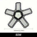 Plafonnier Led pour Garage - 80W / Blanc chaud 3200 K - plafonnier