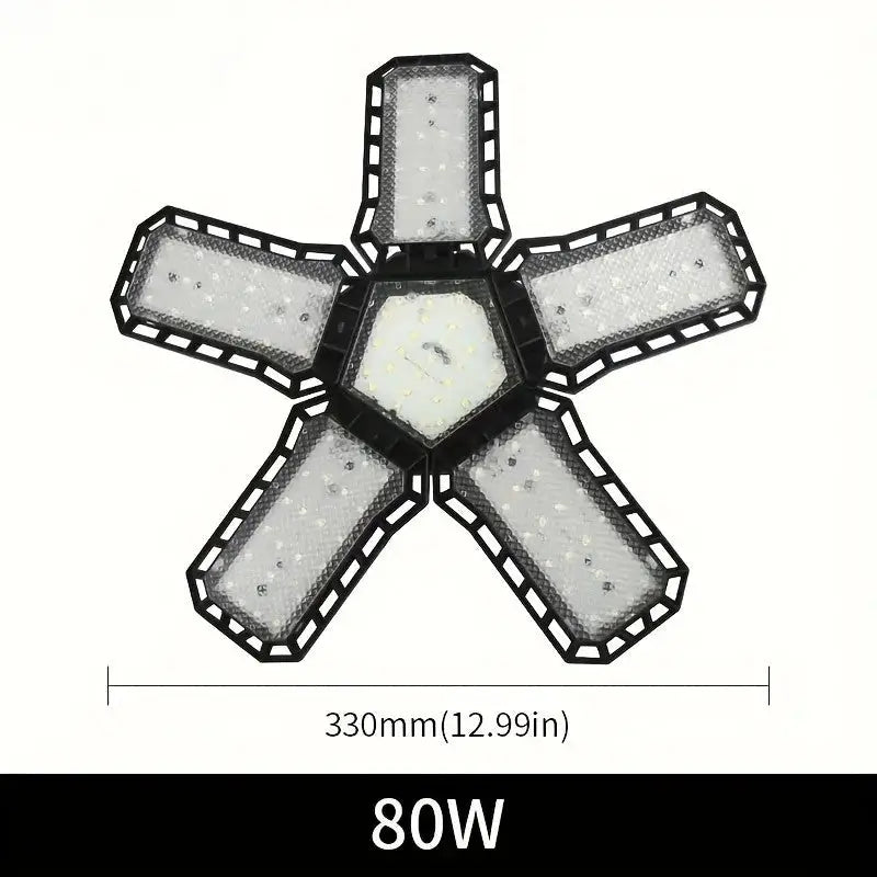 Plafonnier Led pour Garage - 80W / Blanc chaud 3200 K - plafonnier