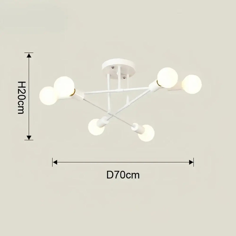 Plafonnier LED Suspendu Blanc - plafonnier