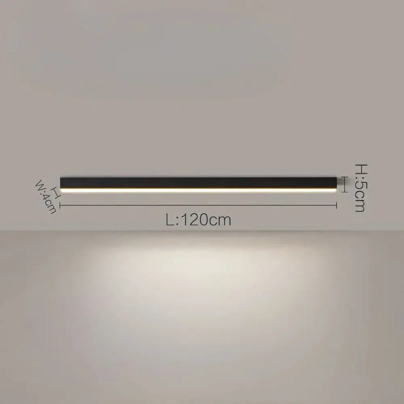 Plafonnier Neon - Dimmable avec la télécommande / 120 cm – 48W - plafonnier