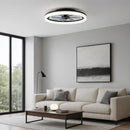 Plafonnier Ventilateur Led Noir - plafonnier