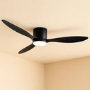 Plafonnier Ventilateur Moderne Noir - plafonnier