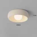 Plafonnier Wabi Sabi Blanc - D 30cm | H 11cm / Dimmable | Tricolore - plafonnier