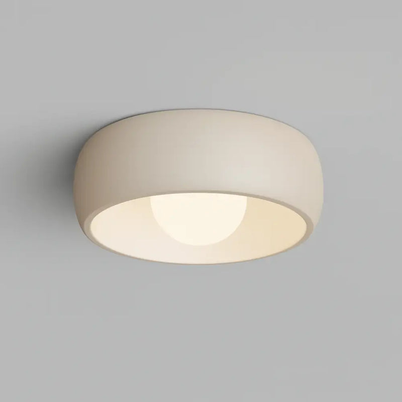 Plafonnier Wabi Sabi Blanc - D 30cm | H 11cm / Dimmable | Tricolore - plafonnier