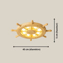 Ventilateur Plafonnier Bois Clair - plafonnier